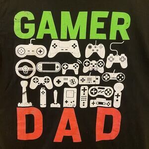 Port and Company Tag Men’s T-Shirt XL Gamer Dad Father's Day